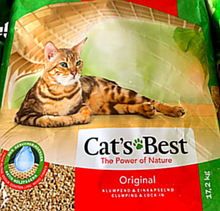 Cat`s Best Katzenstreu, 17,2kg, für Tierheim Karlsruhe